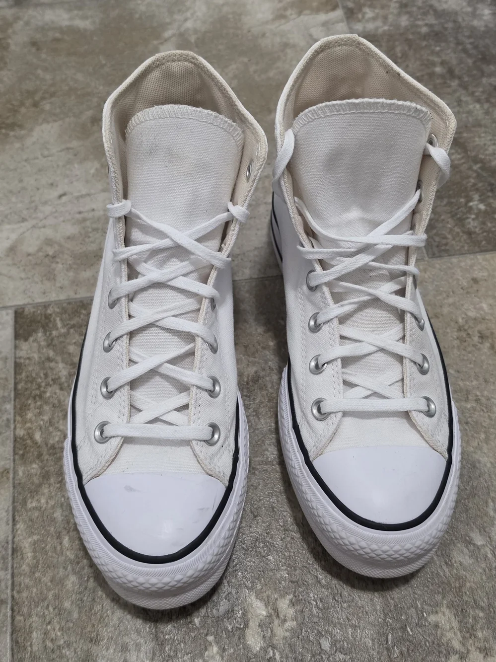 Converse Chuck Taylor All Star Lift Platform High Top Canvas Sneaker / Women's 8 - Picture 2 of 7